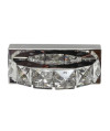 SHIPI LAMPA KINKIET 1X3W LED KRYSZTAŁKI STAL NIERDZEWNA