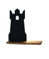 Tower lampa kinkiet 4w led 4000k iq kids czarny