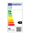Projektor LED V-TAC 50W SAMSUNG CHIP Czujnik Ruchu Czarny Z MUFĄ VT-158S 4000K 4000lm 5 Lat Gwarancji
