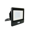 Projektor LED V-TAC 30W SAMSUNG CHIP Czujnik Ruchu Czarny Z MUFĄ VT-138S 3000K 2340lm 5 Lat Gwarancji