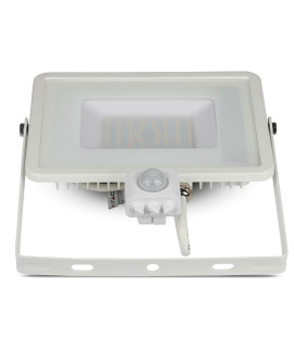 Projektor LED V-TAC 50W SAMSUNG CHIP Czujnik Ruchu Funkcja Cut-OFF Biały VT-50-S 6400K 4000lm 5 Lat Gwarancji