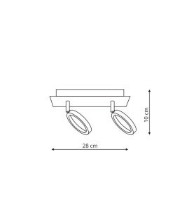 Carrara 2 spot LP-1864/2W