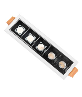 Lampa liniowa Led podtynkowa 10W 3000K biała JDL-5T