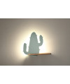 Cactus 2 lampa kinkiet 4w led 4000k iq kids zielony