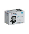 Projektor LED V-TAC 20W SAMSUNG CHIP Czujnik Ruchu Czarny Przewód 1M VT-128S-1 4000K 1510lm 5 Lat Gwarancji