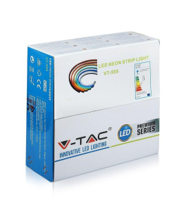 Neon Flex 24V 10mb 8W/m V-TAC VT-555 Kolor Czerwony 320lm 2 Lata Gwarancji