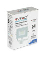 Projektor LED V-TAC 20W SAMSUNG CHIP Czujnik Ruchu Funkcja Cut-OFF Biały VT-20-S 3000K 1600lm 5 Lat Gwarancji