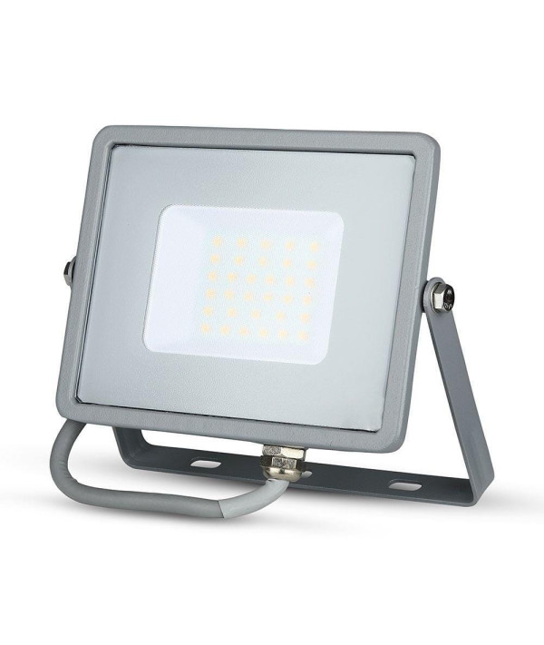 Projektor LED V-TAC 30W SAMSUNG CHIP Szary VT-30 6400K 2400lm 5 Lat Gwarancji