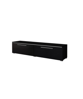 Komoda RTV AMBER AM41 czarny / dąb alpin