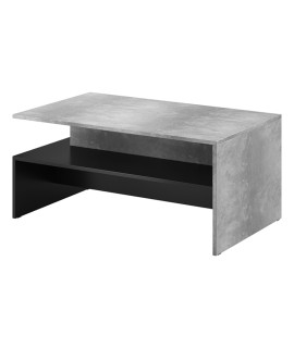 Stolik kawowy BAROS beton jasny / czarny