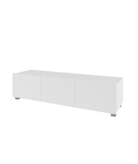 Komoda RTV 150 CALABRIA CL4 biały / biały połysk
