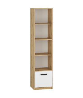 Regał FIJI FJ04 45 dąb artisan / biały