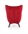 Fotel MARVEL bordowy / czarny