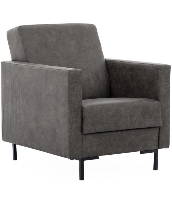 Fotel SOLVO A manila dark grey czarny
