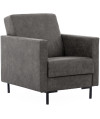 Fotel SOLVO A manila dark grey czarny