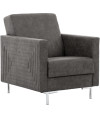 Fotel SOLVO B manila dark grey chrom