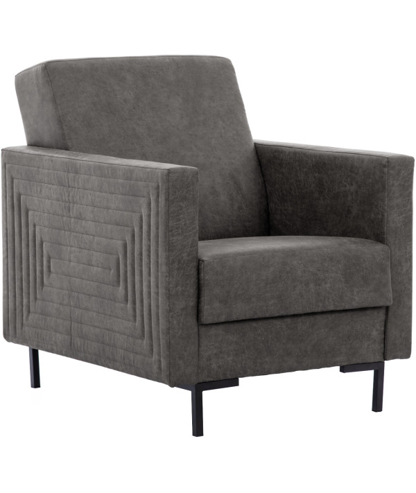 Fotel SOLVO B manila dark grey czarny