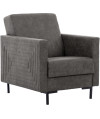 Fotel SOLVO B manila dark grey czarny