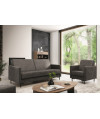 Fotel SOLVO B manila dark grey czarny