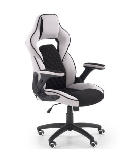 Fotel gabinetowy SONIC czarny / jasny popiel