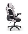 Fotel gabinetowy SONIC czarny / jasny popiel