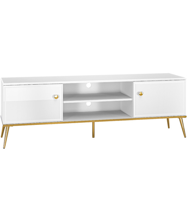 Szafka RTV GOLDEN GL06 biały połysk Szafka RTV GOLDEN GL06 biały połysk