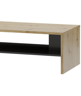 Stolik kawowy LUCAS LC09 120 dąb artisan / czarny mat