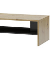 Stolik kawowy LUCAS LC09 120 dąb artisan / czarny mat