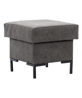 Pufa SOLVO A manila dark grey czarny