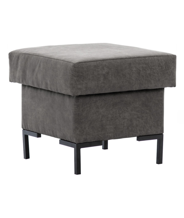 Pufa SOLVO A manila dark grey czarny