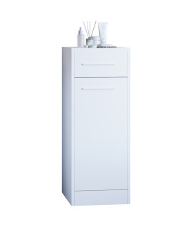 Szafka łazienkowa niska SLIM / NICO SL3 biały laminat