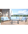 Zestaw mebli ogrodowych 1+2+3 GARDENO teneryfa 7158