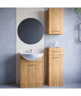 Łazienka NEPPA dąb artisan laminat