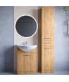 Łazienka NEPPA LONG LED dąb artisan laminat