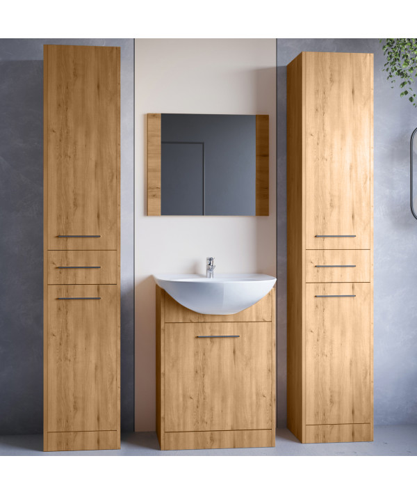 Łazienka SLIM MAX dąb artisan