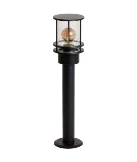 Lampa Ogrodowa Zewnętrzna Słupek LED IP44 55cm ze Stali Nierdzewnej Lorenzo E27