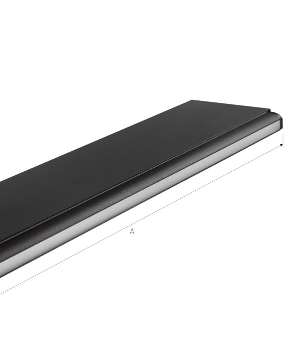Allday Asymmetric 830 55W 230V 114Cm 75St Black Casambi Spectrum LED