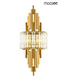 MOOSEE lampa ścienna TOWERS złota