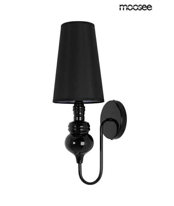 MOOSEE lampa ścienna QUEEN 15 czarna