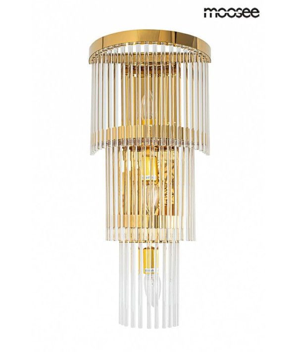 MOOSEE lampa ścienna ESTRO złota