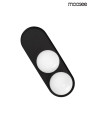 MOOSEE lampa ścienna DROPS 2 czarna