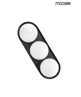 MOOSEE lampa ścienna DROPS 3 czarna