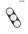 MOOSEE lampa ścienna DROPS 3 czarna
