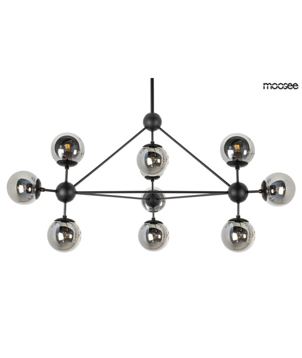 MOOSEE lampa wisząca ASTRIFERO 10 czarna