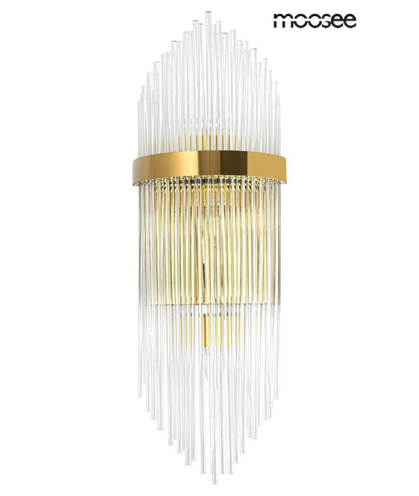 MOOSEE lampa ścienna FLORENS L złota