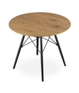 Stół TODI Okrągły 90cm - dąb