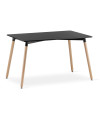 Stół ADRIA 120cm x 80cm - czarny