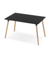 Stół ADRIA 120cm x 80cm - czarny