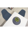 Krzesło OSAKA dark slate / nogi naturalne x 3
