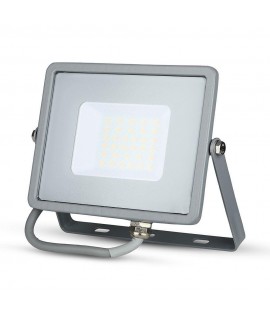 Projektor LED V-TAC 30W SAMSUNG CHIP Szary VT-30 6400K 2400lm 5 Lat Gwarancji